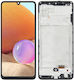 Екран A325 със Сензорен Механизъм и Рамка за Galaxy A32 4G (Черен)