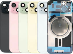 Back Cover Τζαμάκι Κάμερας Magsafe Magnet Iphone 15 Plus Κίτρινο