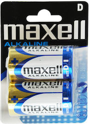 Maxell Super Alkaline Batteries D 1.5V 2pcs