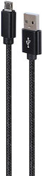 Gembird CCDB-MUSB2B-AMBM-6-102 Regular USB 2.0 σε micro USB 1.8m Μαύρο