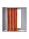 Douceur d'Intérieur Curtain with Grommet Velvetine Orange 140x240cm