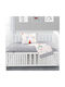 Beauty Home Baby Sheets Set Crib Cotton Satin Fitted Gray 70x140cm