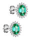 Ohrringe aus White Gold mit Diamant