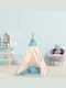 Kidizi Kids Indian Teepee Play Tent Turquoise