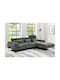 Elora Ecke Sofa mit Linke Ecke Grau 261x171x95cm E9504,12