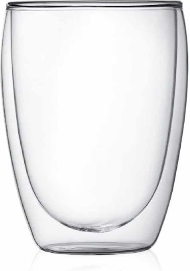 Yuk Glass Coffee/Freddo / Water made of Glass in Brown Color