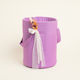 Beauty Home Cylindrical Bag 43 X 30 Cm Monochrome Premium Lilac