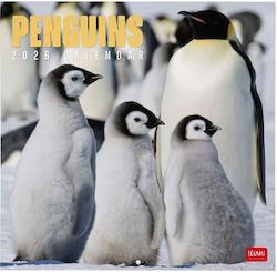 Legami Milano Penguins Monthly Wall Mounted Dia...