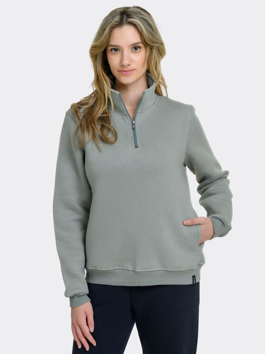 Target Χειμερινή Γυναικεία Fleece Μπλούζα με Φε...
