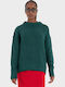 Sloossy Γυναικείο Πουλόβερ Μάλλινο Dark Green