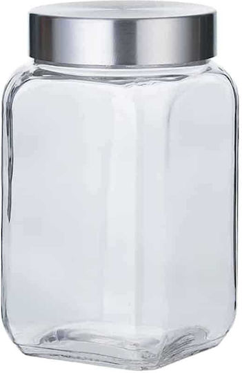 Yuk General Use Glass Jar with Lid Transparent 1900ml