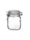 Bormioli Rocco Set of 6 General Use Vases with Airtight Lid Glass Transparent 750ml 6 Pieces