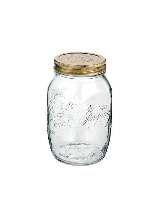 Bormioli Rocco General Use Glass Jar with Lid Transparent 9.1x13.6cm 1 Pieces