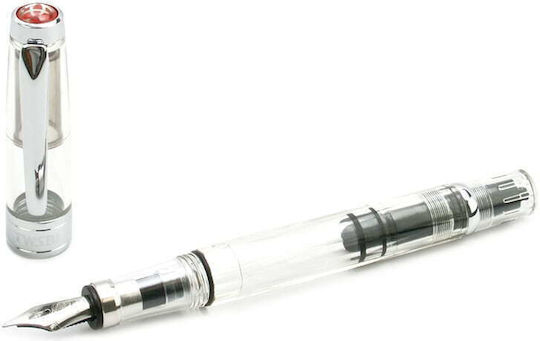 Twsbi Diamond 580 Πένα Γραφής Fine Διάφανη