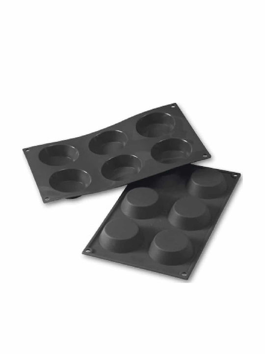 Martellato Silicone Cake 6 Cups Baking Pan 7x7x2cm