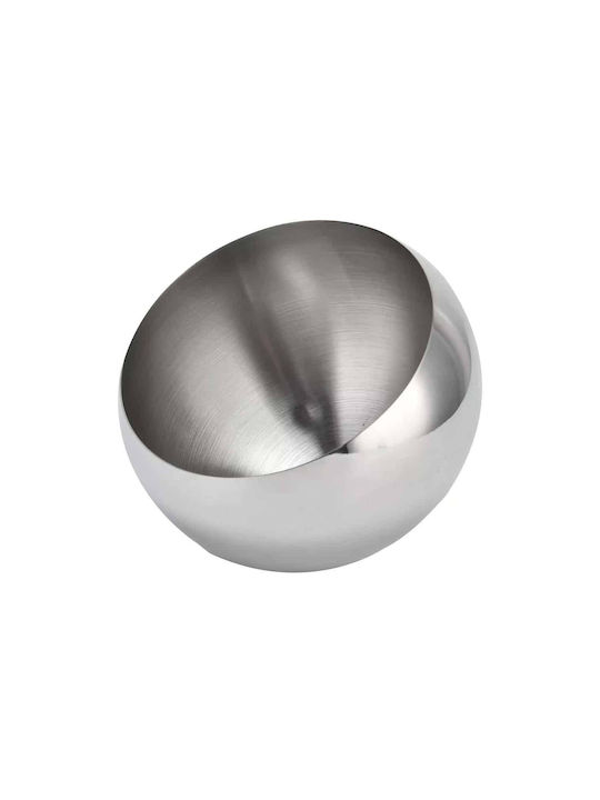 Yuk Servierschüssel Rund Inox Silber mit Durchmesser 14cm