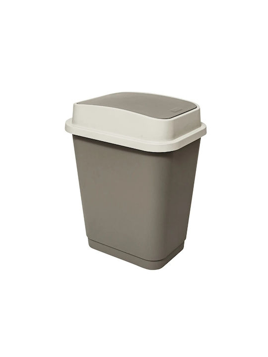 5Five Coș de Gunoi Plastic Bej 10lt 1buc