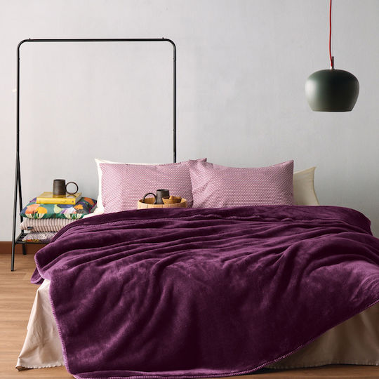 Kentia Monaco Κουβέρτα Βελουτέ Μονή 160x220εκ.