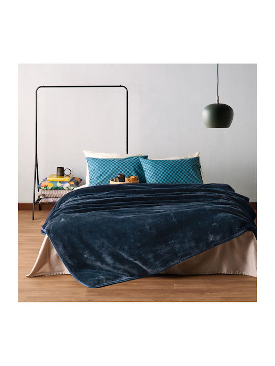 Kentia Monaco Κουβέρτα Βελουτέ Μονή 160x220εκ.