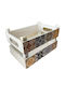 Yuk Bread Box Wooden White 20x13x11cm