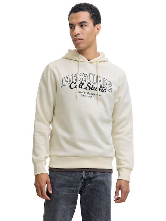 Jack & Jones Hoodie Antique White