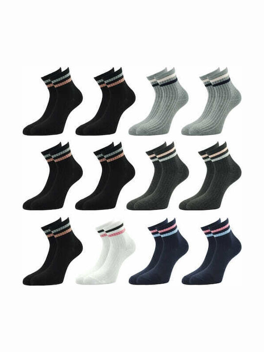 365 Charm Socks Femei Șosete Multicolour 12Pachet