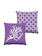 Aberto Design Perne De Canapea Violet 2 Buc 43x43 Cm