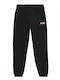 Men's Sweatpants with Elastic Black
