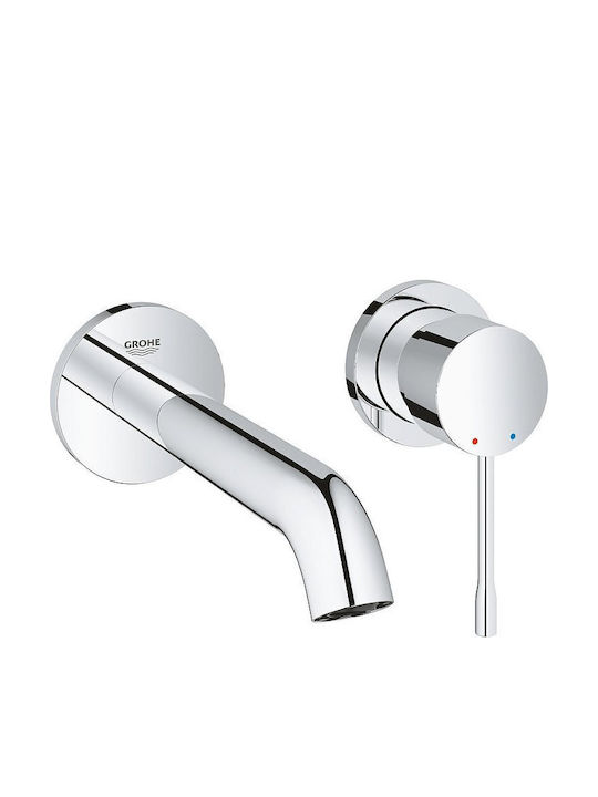 Grohe Αναμεικτική Μπαταρία Νιπτήρα Ψηλή Ασημί