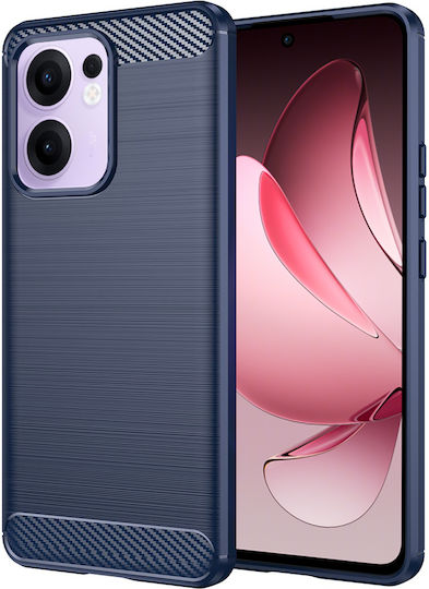 Techsuit Carbon Bumper Σιλικόνης / Πλαστικό Μπλε (Oppo Reno13 F / FS)