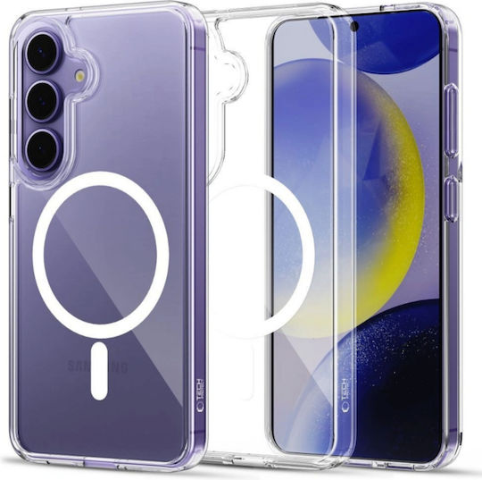Flexair Hybrid Back Cover Silicone / Plastic Transparent (Galaxy S25 FE)