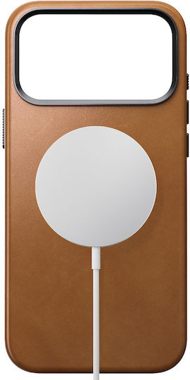 Nomad Umschlag Rückseite Leder 1.15mm Braun (iPhone 17 Pro Max)