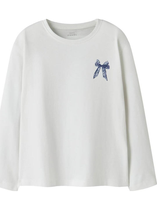 Name It Kids' Shirt Long Sleeve Bright White