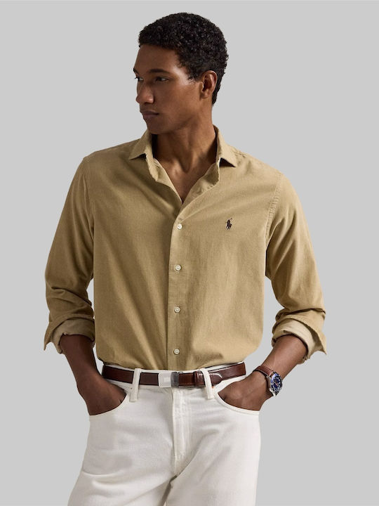 Shirt Дълъг ръкав Риза на Райета Beige