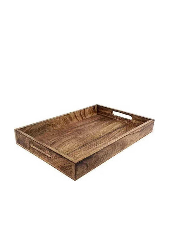 Yuk Ξύλινος Δίσκος Σερβιρίσματος 29x23x5cm