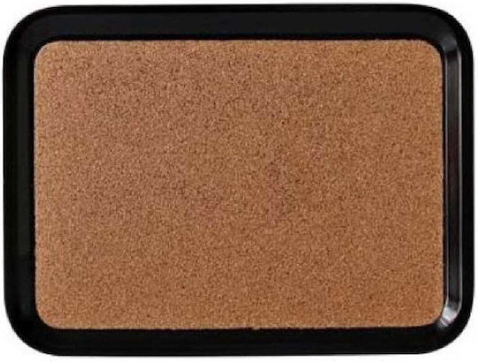 Yuk Rechteckig Serviertablett Rutschfest mit Filz in Schwarz Farbe 75x48cm COR750480MD 1Stück