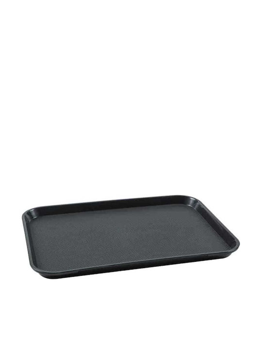 Yuk Rechteckig Serviertablett in Schwarz Farbe 24.5x18cm CTC70 1Stück