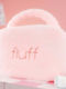 Fluff Fluffy Kulturbeutel Großes Rosa