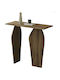 Arya Wooden Console Table Walnut L100xW40xH90cm