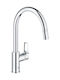 Grohe Кухненски Смесител Настолен с Душ Сребриста