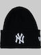 New York Yankees Beanie Γυναικείος Σκούφος Πλεκτός σε Μαύρο χρώμα
