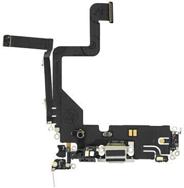 Kabel mit Anschluss zum Aufladen in Silber Farbe für iPhone 14 Pro