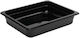 Gastronorm Pfanne Polycarbonat (PC) 1/2 6,5 cm Tiefe Schwarz