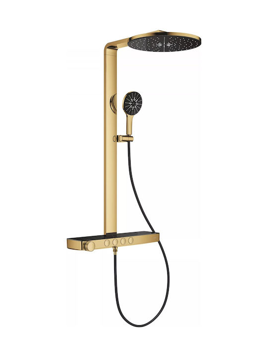 Grohe Στήλη Ντουζ χωρίς Μπαταρία Χρυσή
