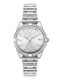Vogue Mini Crystals Womens Watch 34mm Battery with Silver Stainless Steel Bracelet
