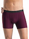 Herren Boxershorts Burgundisch 1Packung