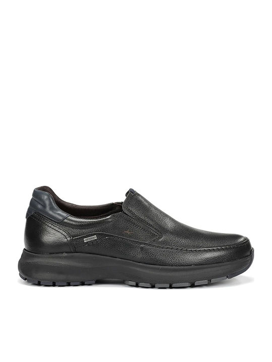 Leder Herren Freizeitschuhe Schwarz
