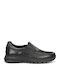 Leder Herren Freizeitschuhe Schwarz