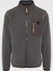 Men's Fleece Cardigan Gray