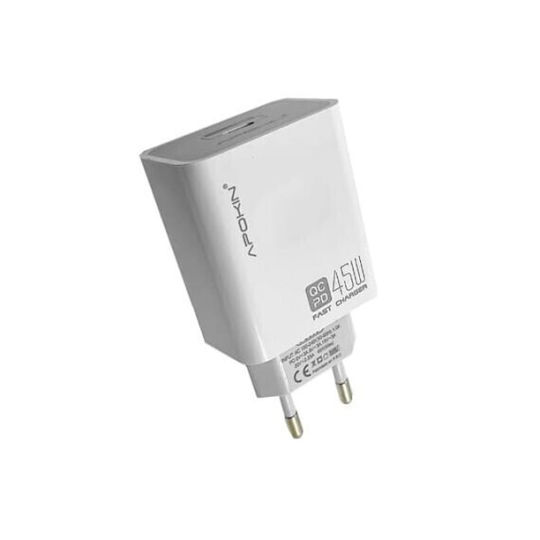 Apokin Charger Without Cable with USB-C Port 45W Power Delivery Whites (PC800Y)